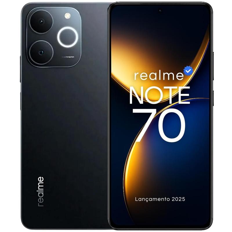 Smartphone Realme Note 70 Novo Lançamento 2025 128GB e 8GB
